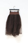 marc le bihan silk skirt 25930 BUFFLE